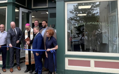 Restored building to hold ribbon cutting and blessing